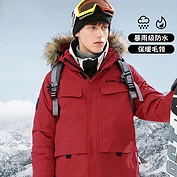 奎格户外冲锋衣女装潮牌秋冬加绒加厚中长款棉服防风防水夹棉外套