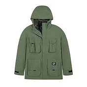 奎格冲锋衣男三合一可拆卸夹棉服装秋冬加厚多袋战术工装外套