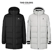 奎格 男装2020新款外套冬季羽绒服中长款可脱卸帽潮流防风面包服