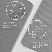 奎格tpe瑜伽垫家用地垫子加宽加厚加长防滑健身垫男瑜珈初学者女
