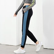 奎格瑜伽裤束脚跑步裤加厚加绒健身裤宽松运动裤长裤女秋季紧身裤